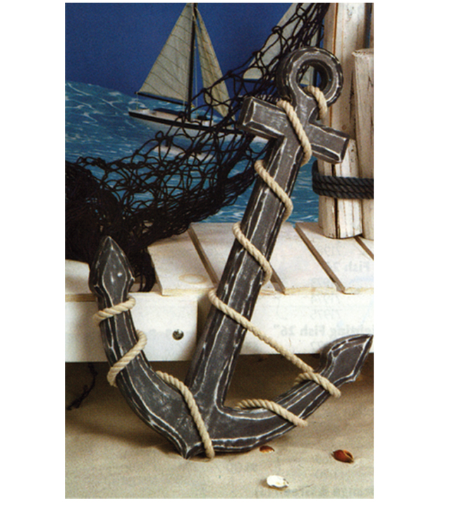 Wooden Anchor 24" x 18"